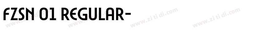 FZSN 01 Regular字体转换 FZSN 01 Regular字体转换
